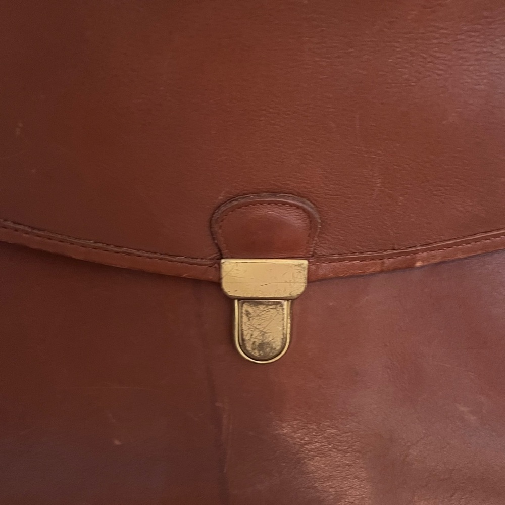 COACH unisex Vintage Briefcase Brown Leather - Picture 4 of 8
